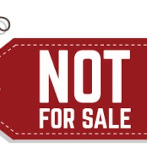 NOT FOR SALE